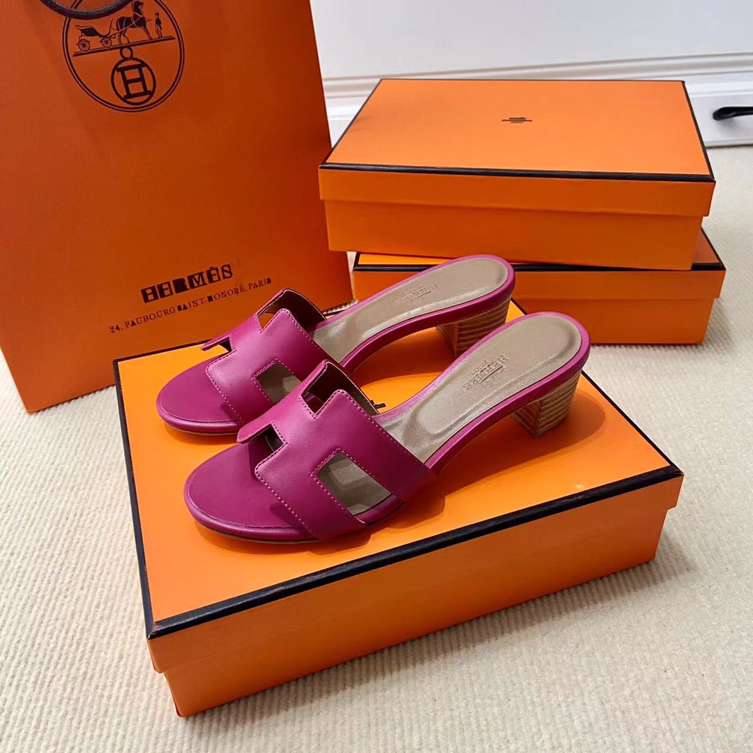 에르메스 올수공 오아시스 슬리퍼 샌들 스위프트 35